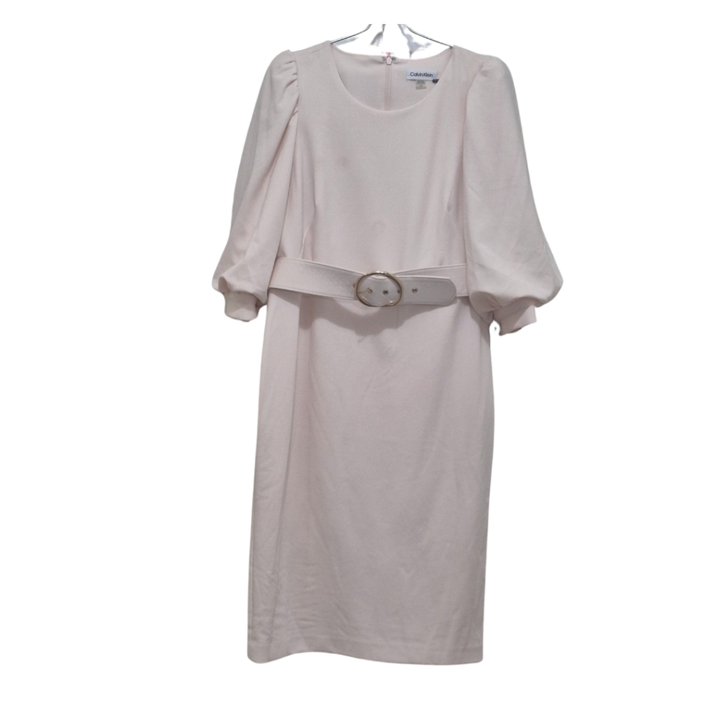 Calvin Klein Women's Puff Sleeve Dress